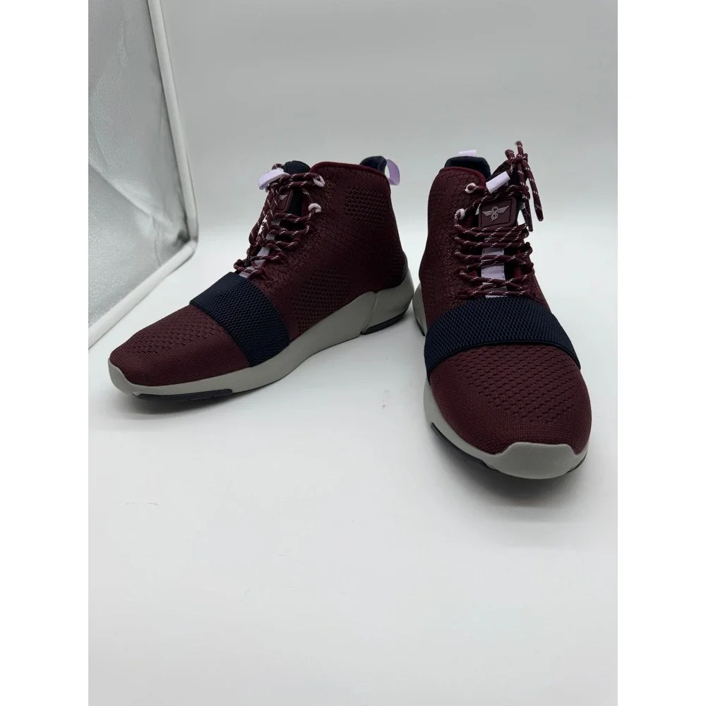 Creative‎ Recreation Modica Dark Burgundy Navy Knit High Top Sneakers Mens 9
